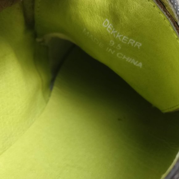 Leather Oxfords 100% LEATHER Classic Oxfords Lace up shoe men9.5us/9uk=Wmn 11us - Picture 7 of 8